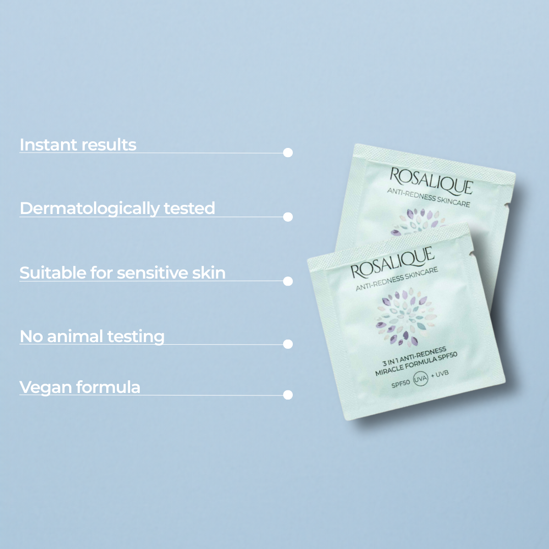 Rosalique 3 in 1 Anti-Redness Miracle Formula SPF50 Sample 3ml