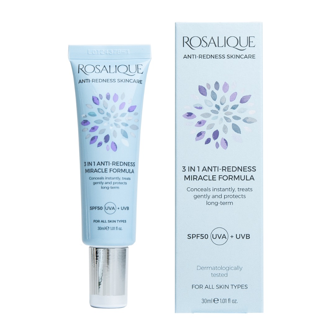 Rosalique 3 in 1 Anti-Redness Miracle Formula SPF50