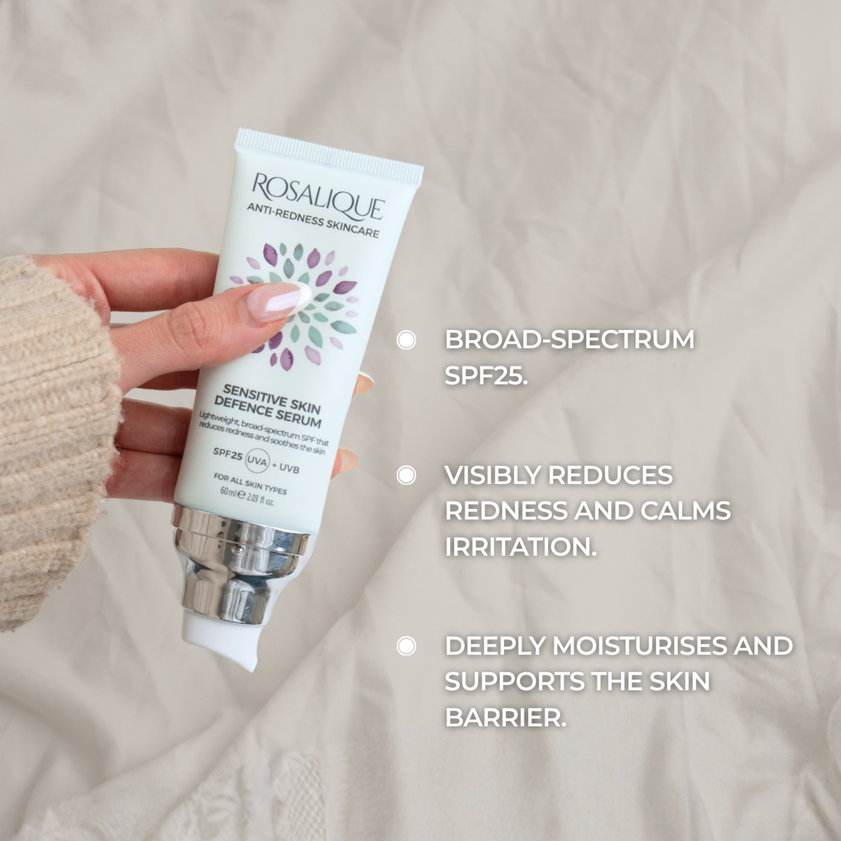 Rosalique Sensitive Skin Defence Serum SPF25