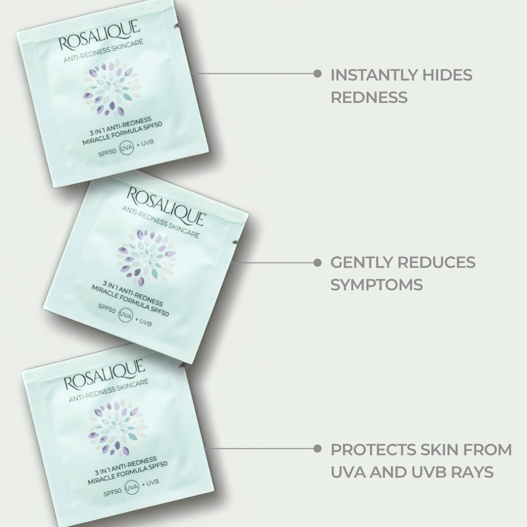 Rosalique 3 in 1 Anti-Redness Miracle Formula SPF50 Sample 3ml